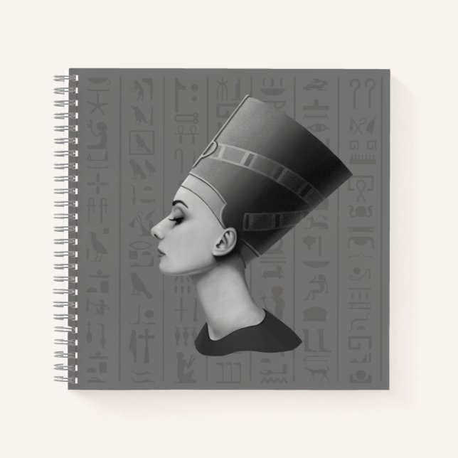 Audrey Hepburn Nefertiti Notebook (Front)