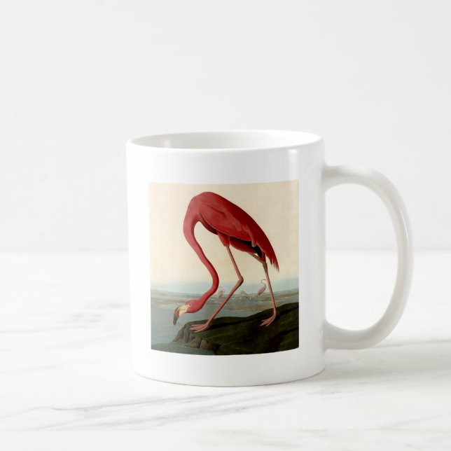 Audubon American Flamingo Coffee Mug (Right)