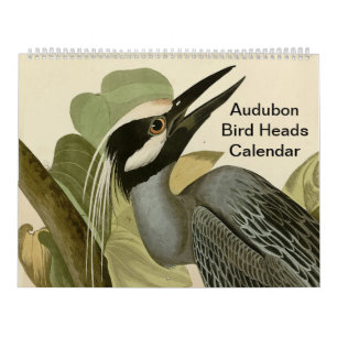 Audubon Bird Heads Calendar