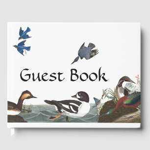 Audubon Birds Wildlife Wetlands Collage Guest Book