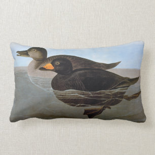 Audubon: Black Scoter Lumbar Cushion
