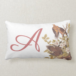 Audubon Carolina Turtle Dove Personalised Pillow