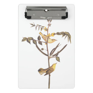Audubon Children's Warbler Songbird Mini Clipboard