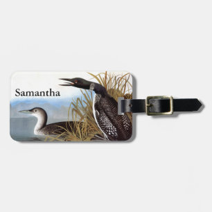 Audubon: Common Loon Luggage Tag