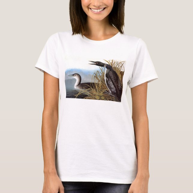 Audubon: Common Loon T-Shirt (Front)
