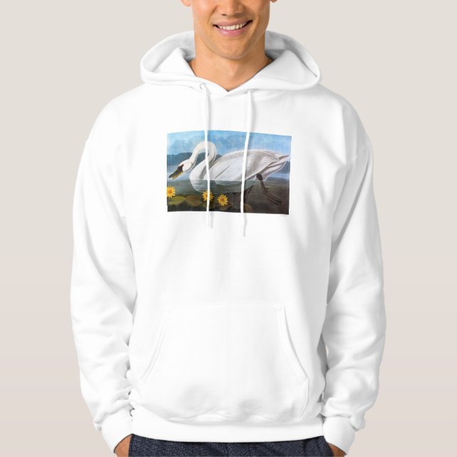 Audubon: Common Swan Hoodie (Front)