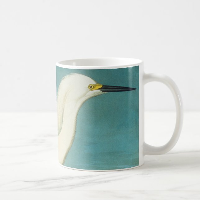 Audubon: Egret Coffee Mug (Right)