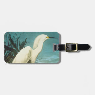 Audubon: Egret Luggage Tag