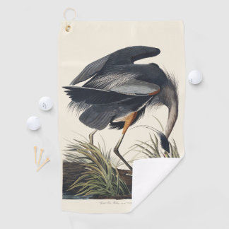 Audubon Great Blue Heron Wetland Majesty Golf Towel