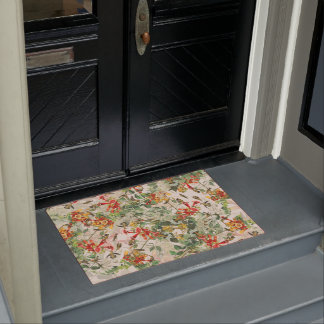 Audubon Hummingbird Birds Flowers Wildlife Doormat