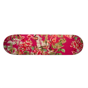 Audubon Hummingbird Birds Wildlife Flowers Floral Skateboard