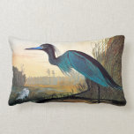 Audubon: Little Blue Heron Lumbar Cushion<br><div class="desc">Little Blue Heron (Florida caerulea,  or Egretta caerulea),  after John James Audubon for his 'Birds of America, ' 1827-38. | ID:0087784</div>