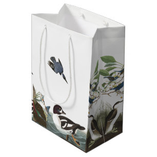 Audubon Loons Bluebirds Birds Collage Gift Bag