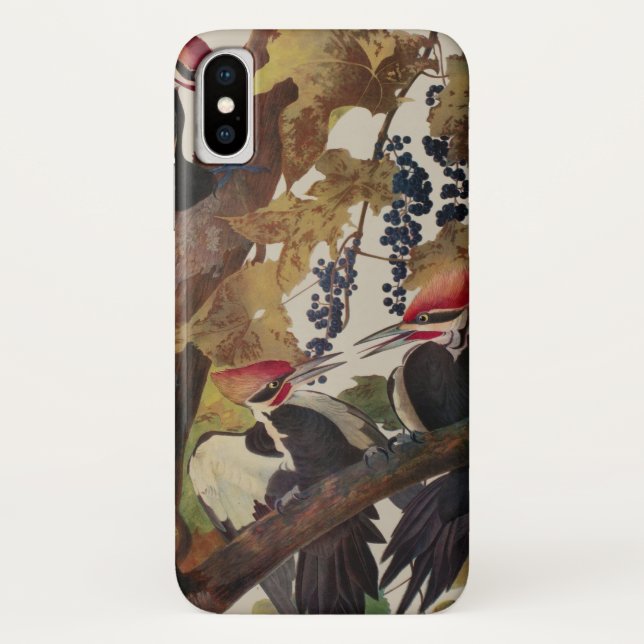 Audubon Pileated Woodpecker Bird Painting Case-Mate iPhone Case (Back)
