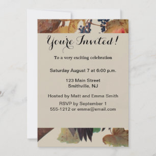 Audubon Pileated Woodpecker Bird Painting Invitation