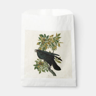 Audubon Raven Bird Classic Artwork Favour Bag