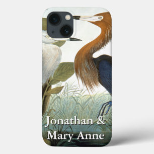 Audubon: Reddish Egret Or Purple Heron iPhone 13 Case