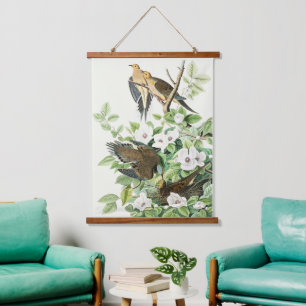Audubon’s Morning Dove Carolina Pigeon Painting Hanging Tapestry
