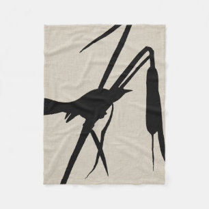 Audubon Silhouette II Fleece Blanket