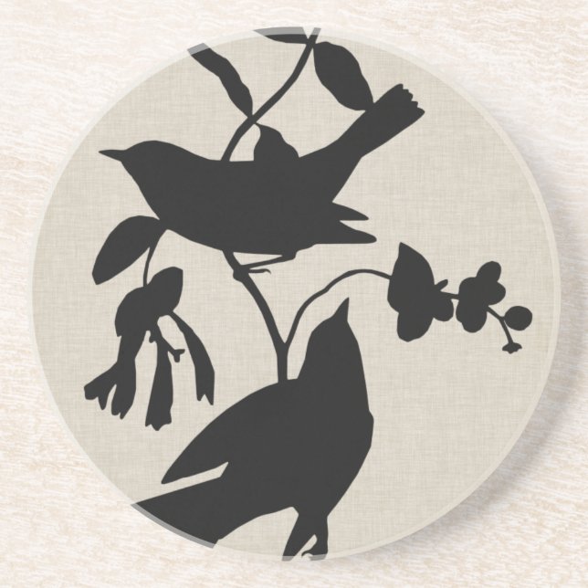 Audubon Silhouette IV Coaster (Front)