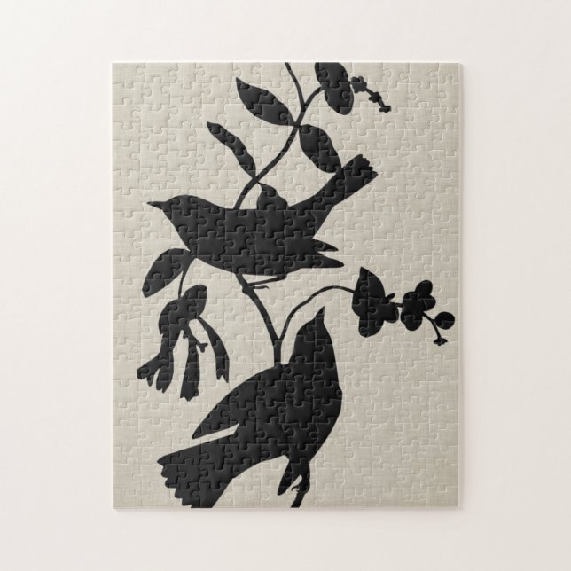 Audubon Silhouette IV Jigsaw Puzzle (Vertical)