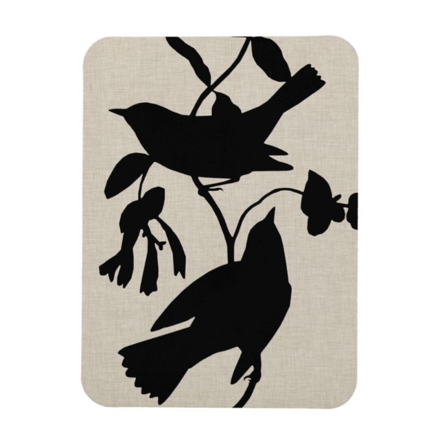 Audubon Silhouette IV Magnet (Vertical)