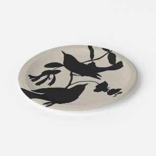 Audubon Silhouette IV Paper Plate