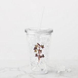 Audubon Traill's Flycatcher Songbird Acrylic Tumbler