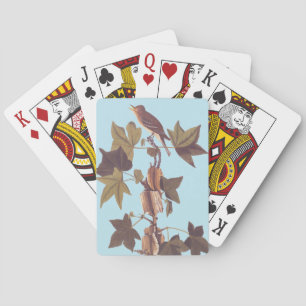 Audubon Traill's Flycatcher Songbird Playing Cards