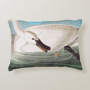 Audubon: Trumpeter Swan Decorative Cushion