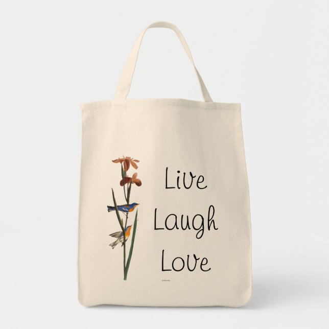 Audubon: Warbler Tote Bag (Front)