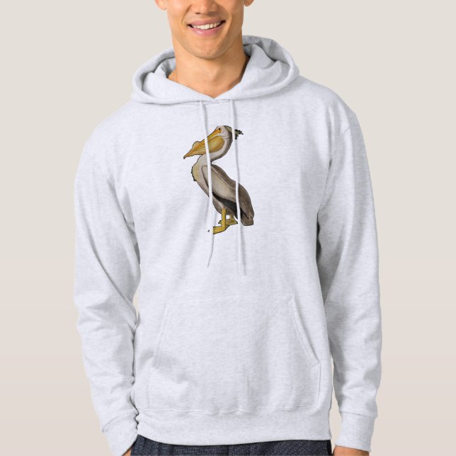 Audubon White Pelican Bird America Hoodie (Front)