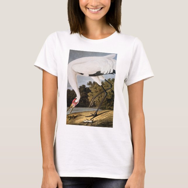 Audubon: Whooping Crane T-Shirt (Front)
