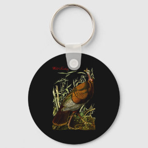 Audubon Wild Turkey North American Birds Education Key Ring