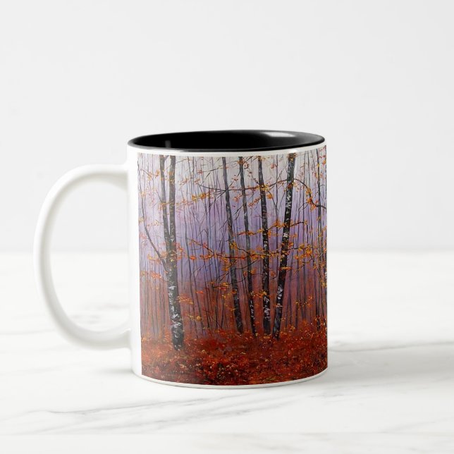 "AUDUBON WOODS" Two-Tone COFFEE MUG (Left)