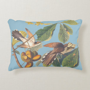 Audubon Yellow Billed Cuckoo Decorative Cushion