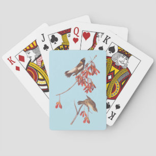 Audubon's Rice Bunting Birds or Bobolink Birds Playing Cards