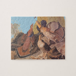 Audubon's Ruffed Grouse Pheasant Birds Jigsaw Puzzle
