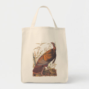 Audubon's Wild Turkey Game Fowl in the Autumn Tote Bag