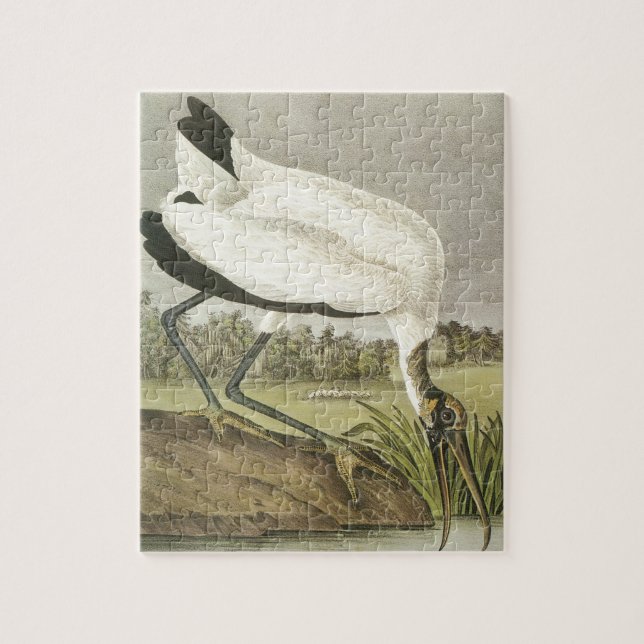 Audubons' Wood Stork Jigsaw Puzzle (Vertical)