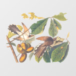 Audubon's Yellow-Billed Cuckoo Birds Keychain<br><div class="desc">This charming reproduction of John James Audubon’s Yellow-Billed Cuckoo captures an "odd couple" of free-spirited birds, each quirky in their own way yet perfectly matched as they chase their dreams together. Depicting a pair of yellow-billed cuckoos "chasing butterflies" through a tropical fruit tree, this artwork celebrates the beauty of two...</div>