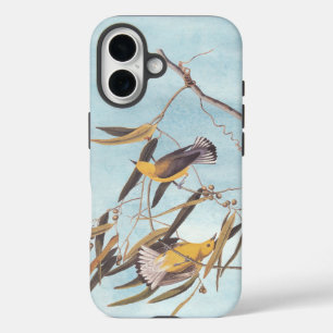 Audubon's Yellow Prothonotary Warbler Bird Pair iPhone 16 Case