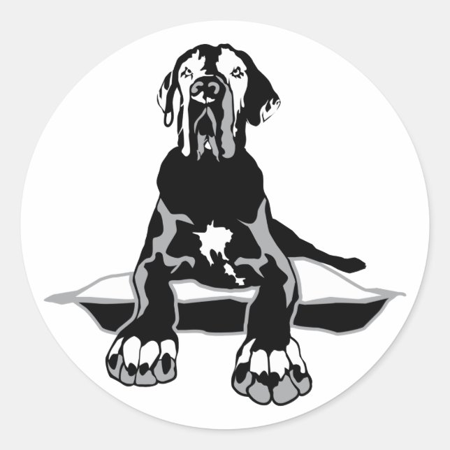 Aufkleber Classic Round Sticker (Front)