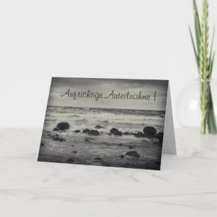 Aufrichtige Anteilnahme! Card