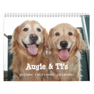 Augie and Ti's 2022 Golden Retriever Dog Calendar