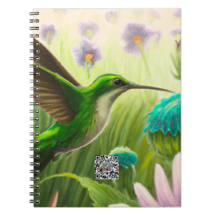 Augmented Reality Hummingbird Notebook