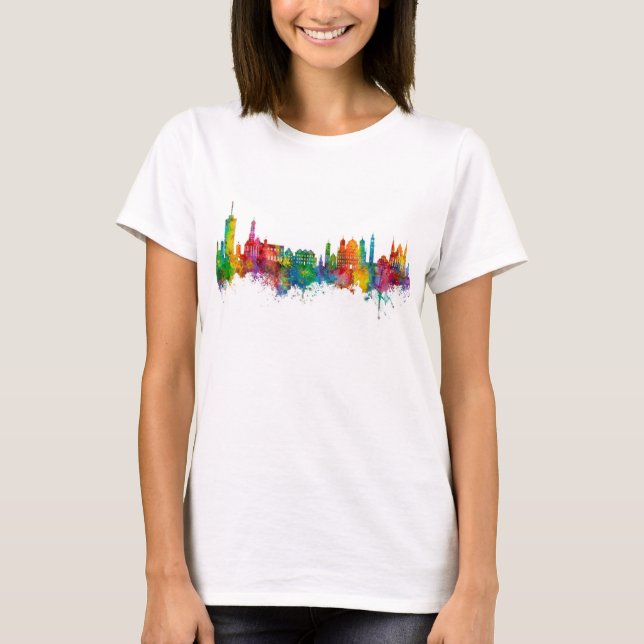 Augsburg Germany Skyline T-Shirt (Front)