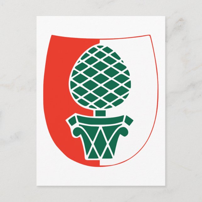 Augsburg Official Coat of Arms Germany Heraldry Postcard (Front)