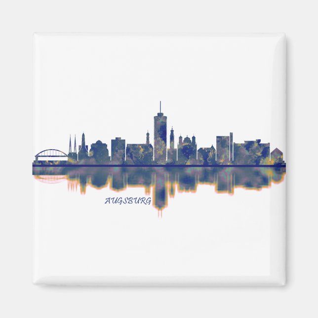 Augsburg Skyline Magnet (Front)