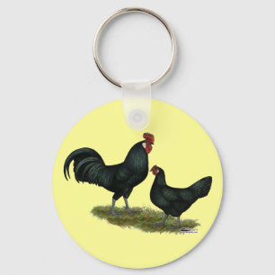 Augsburger Chickens Key Ring